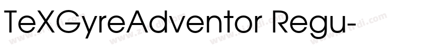 TeXGyreAdventor Regu字体转换